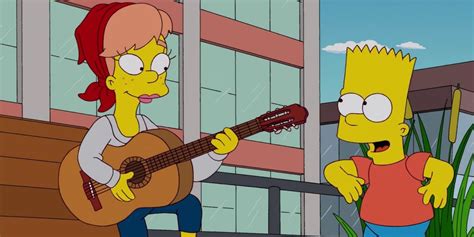 The Simpsons Barts Best Romance Is With Zooey Deschanels Mary Spuckler