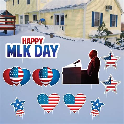 Happy MLK Day Yard Sign Cutouts – Voila Print Inc