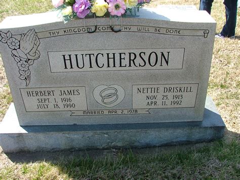 Herbert James Hutcherson Memorial Find A Grave