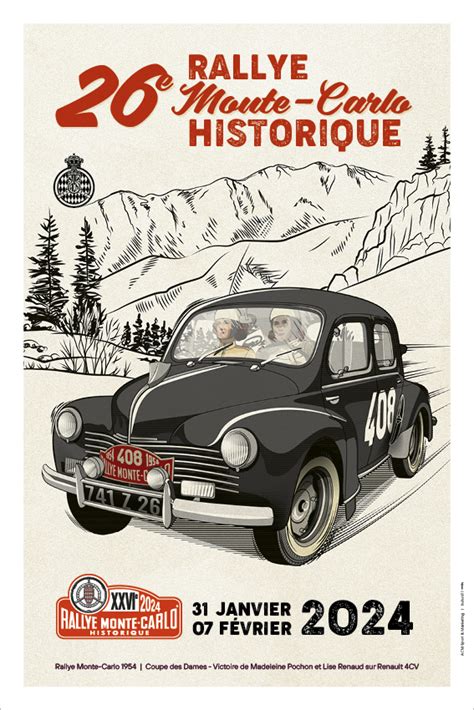 Rallye Historique Monte Carlo 2024 Letty Olympie