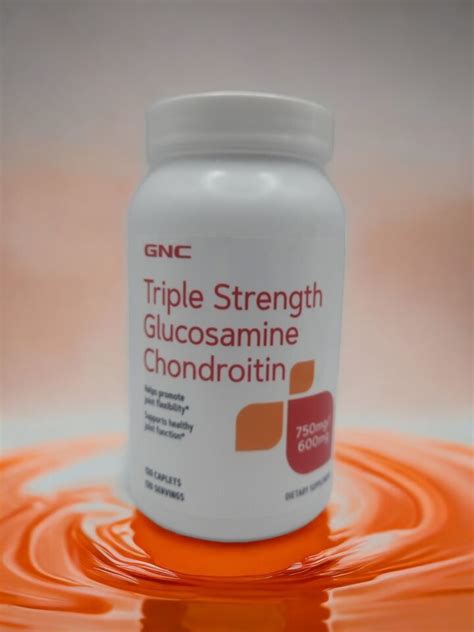 Gnc Triple Strength Glucosamine Chondroitin Mg Mg Caps Exp