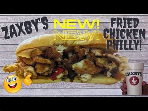 Zaxby S NEW Fried Chicken Philly Review YouTube