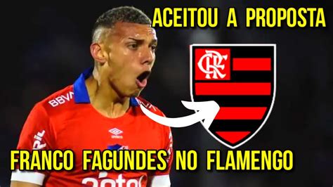 MINHA NOSSA ACABOU DE CONFIRMAR FRANCO FAGÚNDEZ NO FLAMENGO É REAL