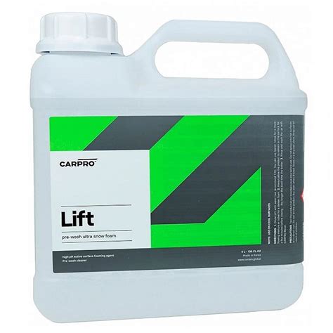 LIFT AGENTE ESPUMANTE AUTOMOTIVO PARA PRÉ LAVAGEM 4L CARPRO 500 Pro