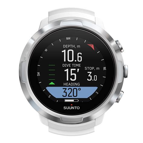 Suunto D5 White Dive Computer With Color Screen And Exchangeable Straps