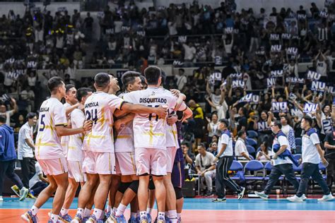 National U Inches Closer To Uaap Men S Volley Title After Three Set Win