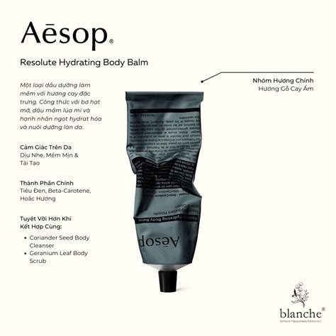 Aesop Resolute Hydrating Body Balm 100ml Blanche Skinlab