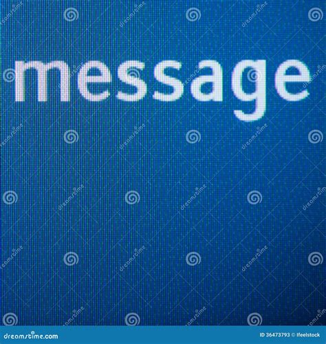 Message Word Stock Image Image Of Ocean Note Display 36473793