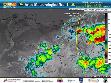 Inameh On Twitter 22may Inamehinforma 🚨 Aviso Meteorológico Nro 1