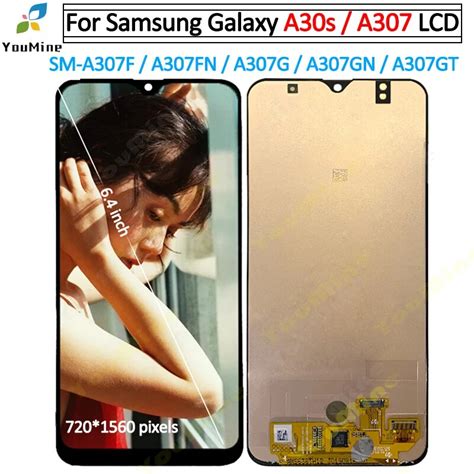 53x For Samsung Galaxy A30s A307 A307f A307fn A307g Lcd Display Touch Screen Digitizer Assembl