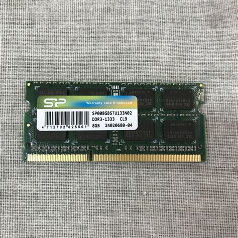 シリコンパワー ノートpc用メモリ Ddr3 1333 8gb By メルカリ