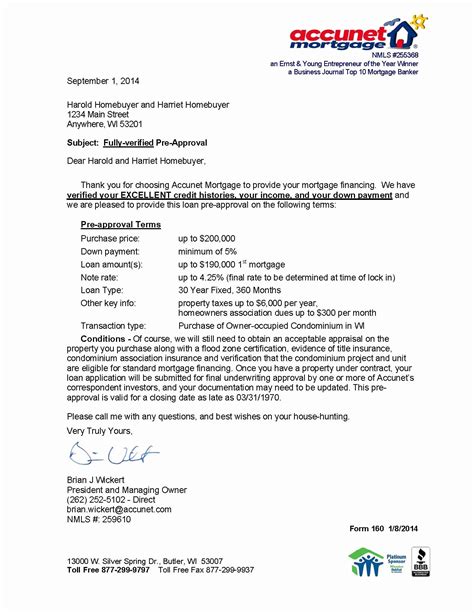 30 Sample Pre Approval Letter Example Document Template