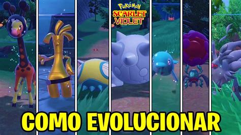 Como Evolucionar Todos Los Nuevos Pokemon En Pokemon Scarlet Y Violet