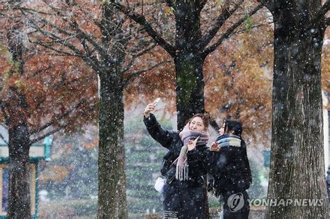 首爾今迎初雪 早去年12天 韓聯社