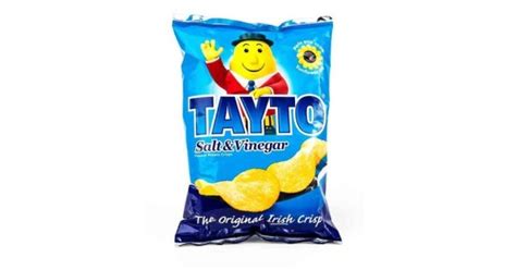 Tayto Salt And Vinegar Flavour Potato Crisps 16x37g