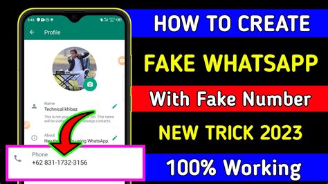 How To Create Fake Whatsapp Account Fake Whatsapp Kaise Banaye