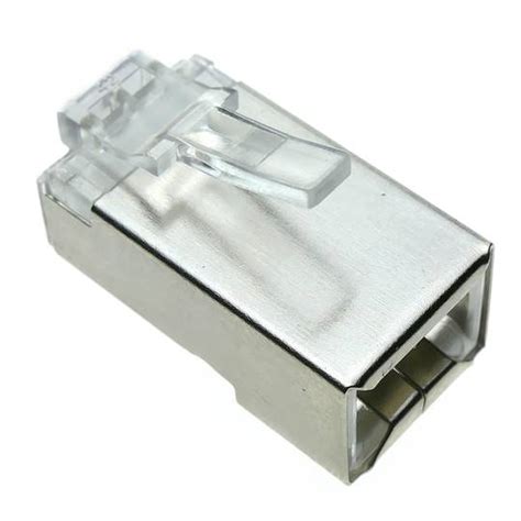 Ftp Connector Cat6 Rj45 Male To Crimp Cable 100 Pack Cablematic