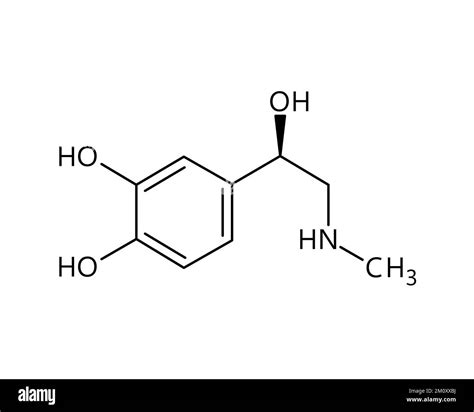 Adrenaline Molecular Structure Adrenaline Or Epinephrine Is A