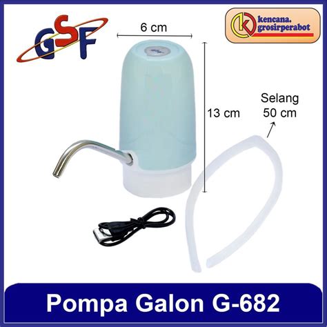 Jual Pompa Air Galon Listrik Elektrik USB Charge Rechargeable GSF G