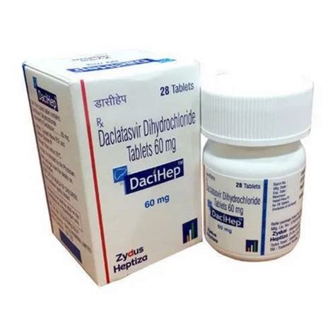 Mg Daclatasvir Dihydrochloride Tablets At Rs Bottle In