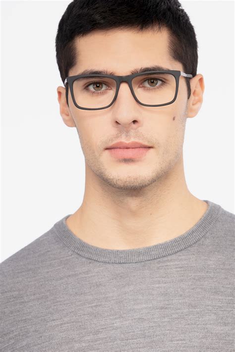 Instance Rectangle Black Glasses For Men Eyebuydirect