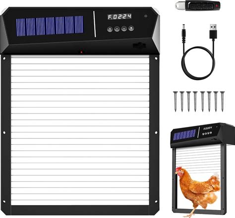 Automatic Chicken Coop Door Solar Chicken Coop Door With Timer And