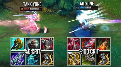 TANK YONE Vs AD YONE FULL BUILD FIGHTS Best Pentakills YouTube