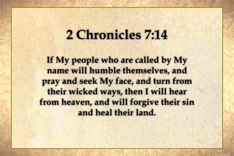 2 Chronicles 7 14 Scripture On The Walls