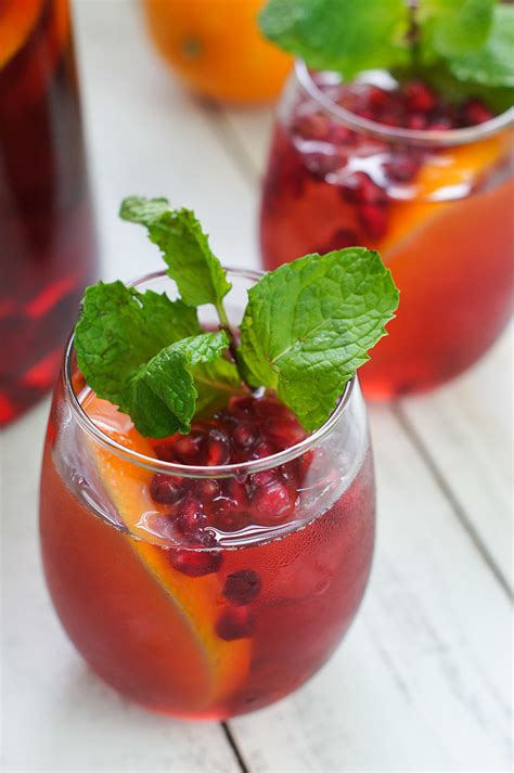 Pomegranate Sangria Popsugar Food