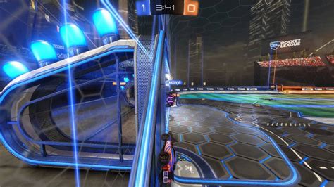 Rocket League Double Epic Save In Between The Goal Posts Youtube