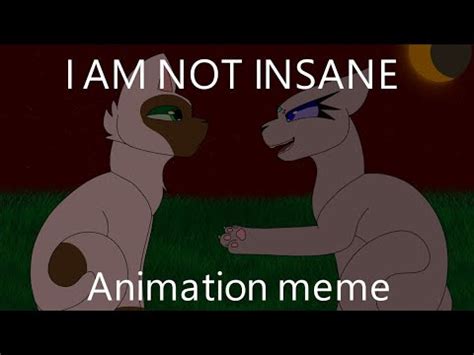 I AM NOT INSANE Animation Meme YouTube