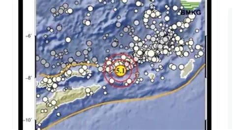 20 Gempa Bumi Terjadi Selasa 01 Agustus 2023, Info BMKG : Ada Magintudo ...