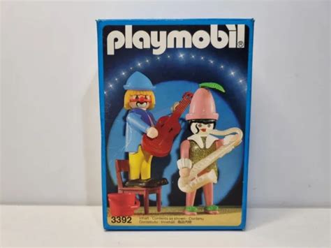 PLAYMOBIL 3392 SET Antiguo Payaso Rosa Musico Circo Romani Circus Saxo