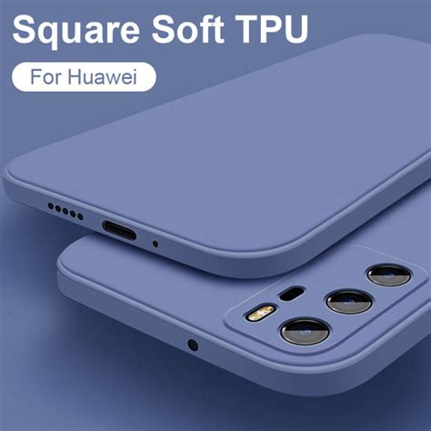 Liquid Silicone Case For Huawei P60 P50 P40 P30 P20 Pro Mate 50 40 30 20 Nova 11 11i 10 8 8i 9