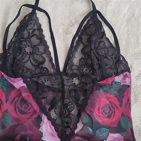 MAPALE Intimates Sleepwear Mapale Floral Lingerie Set Poshmark