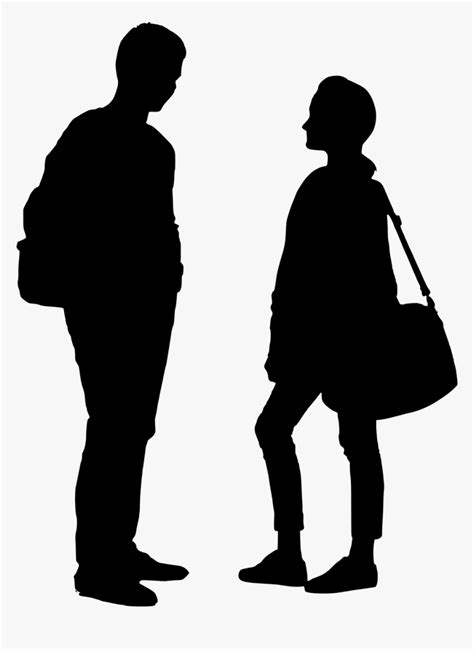 Silhouette Png Download - People Talking Silhouette Png, Transparent ...