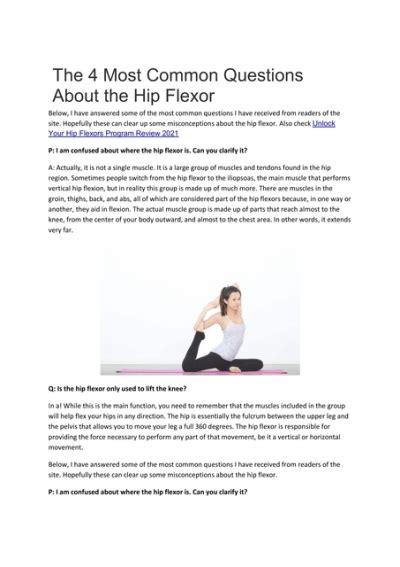 unlock your hip flexors review 2021