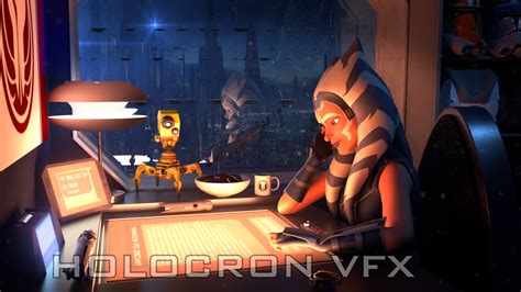 Artstation Ahsoka Tano Studying At The Jedi Temple