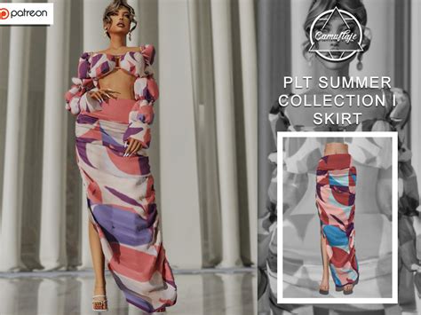 The Sims Resource Patreon Plt Summer Set I Skirt Early Access