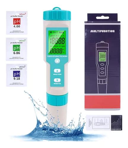 7 En 1 Medidor De Ph Ec Tds Orp Sg Salinidad Temperatura Envío Gratis