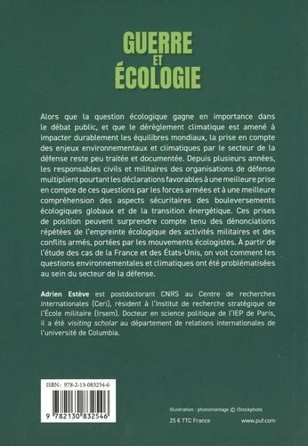 Guerre Et Cologie L Environnement Et Le De Adrien Est Ve Grand