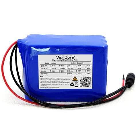 12V 10000mAh Lithium Ion Battery For LED Lights Emergency Power Supply