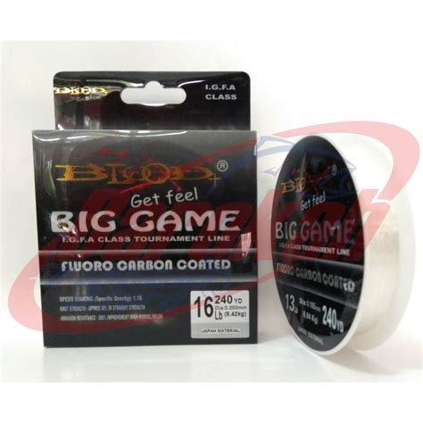 Jual Senar Pancing Fluoro Carbon Blood Big Game Shopee Indonesia