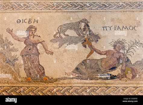 Mosaic of pyramus and thisbe Banque de photographies et dimages à