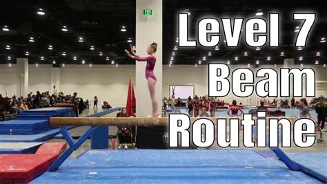 Emersyn Level 7 Balance Beam Routine At Pikes Peak Cup 2023 Colorado Aerials Youtube