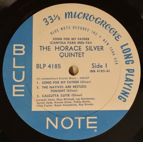 The Horace Silver Quintet Song For My Father