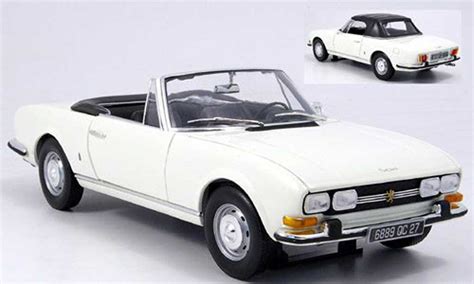 Peugeot Cabriolet Miniature Blanche Norev Voiture