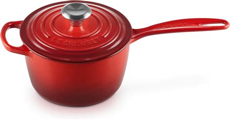 Amazon Le Creuset Enameled Cast Iron Signature Saucepan Qt