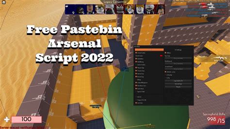 Op Arsenal Pastebin Script Aimbot Infinite Jump Autofarm Youtube