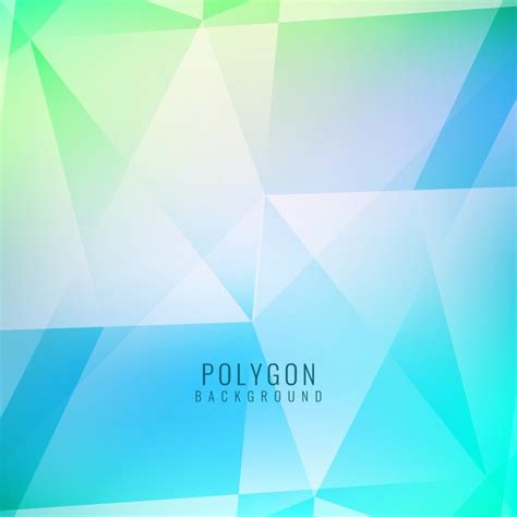 Forme Polygone Abstrait Coloré Design Fond Vecteur Gratuite